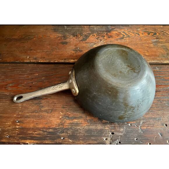 Vintage CALPHALON Commercial Aluminum Cookware 8 1/2" Mini Wok - Picture 7 of 11